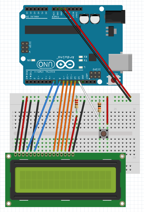 Schema de montage arduino